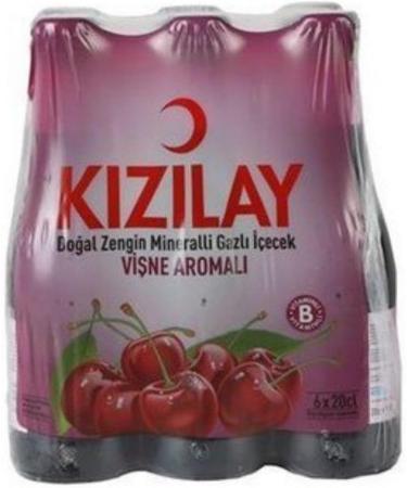 KIZILAY 48 Bottles Natural Mineral Water Mixed Fruit Flavor (Cherry Apple Watermelon Lemon) Rich Mineral Water with Bicarbonate and Sodium 200ml - Buy Online on GoSupps.com