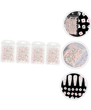 HAPINARY 4 Nail Art Accessories Home Decorations Home Ornament Polymer Clay Jewelry Diy Handcraft Materials Nail Accessories Polymer Clay Manicure Accessories Playing Nail Art Charm Set - Buy Online on GoSupps.com