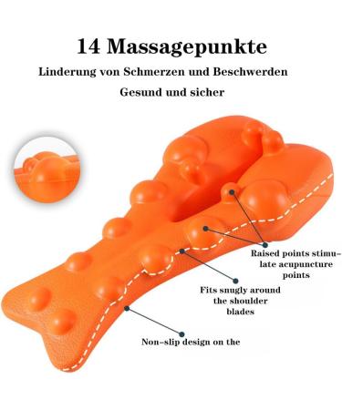 Back Massage Utensils - Trapezius Stretcher & Neck Cushion for Trigger Point Relief | International Shipping - Buy Online on GoSupps.com