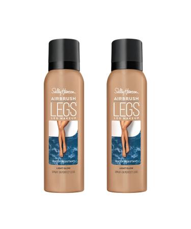Sally Hansen Airbrush Legs Leg Spray-On Makeup Light Glow 4.4 Oz Pack of 2 Light Glow 4.4 Ounce (Pack of 2)