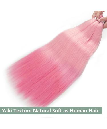 Ancient Lichen 3-Inch Braided Hair Art - 3-Pack Synthetic Hair Extensions for Box Braids (26 inch 613-Pink#) - Premium Quality Hair Braids - Buy Online on GoSupps.com
