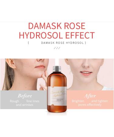 Rose Floral Water Organic Facial Skin Toner Moisturiser Hydrosol Moisturizing Hydrating Skin Caring Nourishing Water 105ml - Buy Online on GoSupps.com