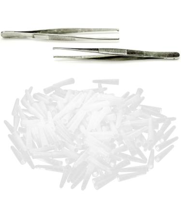 Ultechnovo 200-Piece Tweezers Set | Durable Stainless Steel with Silicone Protection Covers | International Shipping Available - Buy Online on GoSupps.com