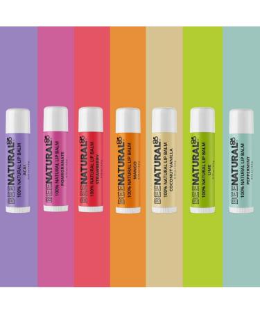 Bee Natural - 100% Natural Moisturizing Lip Balm Peppermint Flavor 4.2g - Buy Online on GoSupps.com
