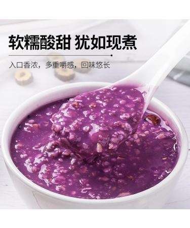 Purple potato konjac starch Soup 500g/can Ready-to-Eat Sweet potato konjac porridge Instant Breakfast Congee food replacement Grain powder Healthy and Nutritious oatmeal cereal Chinese Special (2can) - Buy Online on GoSupps.com