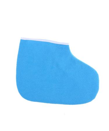 Gloves Wax Mittens Paraffin Wax Foot Cover Feet Hand Care Glove Was Bath Foot Cover Wax Sock Beauty Wax Work Insulation medium Blue