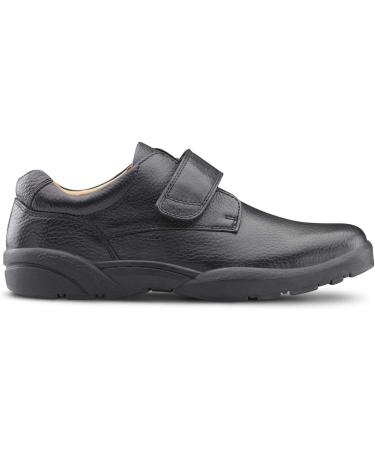 Dr. Comfort William Black Diabetic Shoes for Men - Easy Off with Removable Insole - Size 10.5 Wide Black - Everyday Office Wear - Buy Online on GoSupps.com