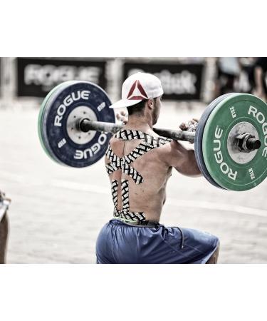 Kinesiology Tape for Athletes | Water Resistant | Reduce Pain & Injury | 5cm x 5m | Uncut | Argyle Blue - Buy Online on GoSupps.com