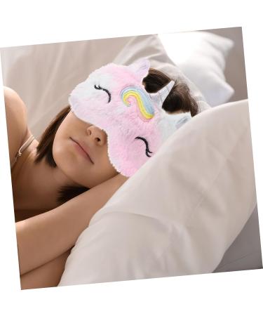 ERINGOGO Couvre-yeux En Peluche Licorne Gar on Et Filles Masque Pour Dormir Doux Taille Unique Motif Tie-dye Violet Confortable Et Occultant Pour Sieste Soir e Pyjama Et Voyages - Buy Online on GoSupps.com