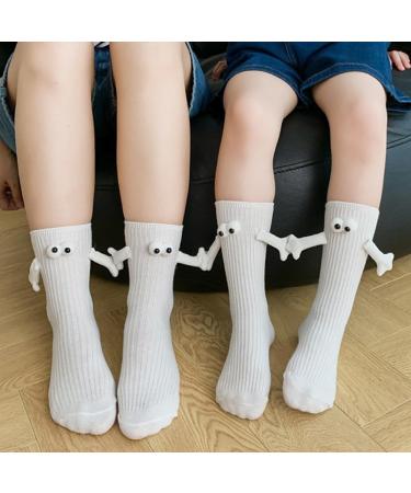 Hand in Hand Children's Socks - Magnetic Cute and Funny Yellow Fashion - 1 Pair - Buy Online on GoSupps.com