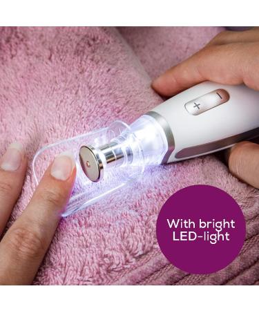Beurer MP62 Electric Nail File Set | 10 Attachments | Precision Light Fast Rotation | UK Plug | Storage Bag - Buy Online on GoSupps.com