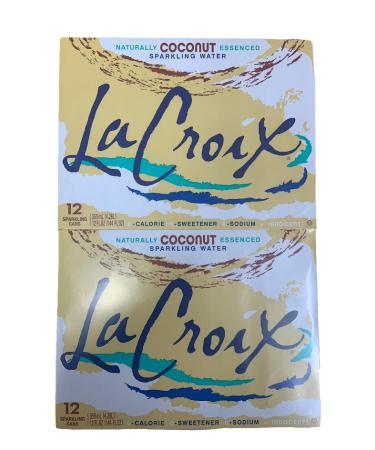 La Croix Naturally Coconut Essenced Sparkling Water | 24 x 355ml