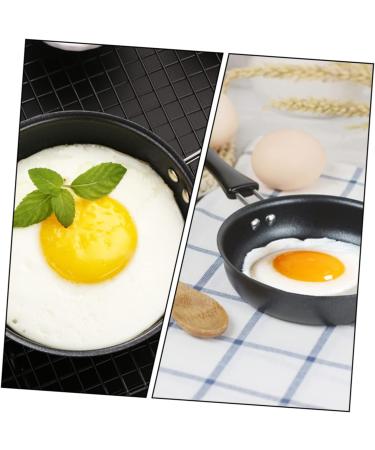 Zerodeko 4 Pcs Omelet Pan Tamagoyaki Frying Pan Steak Cooker Non Stick Skillets Breakfast Griddle Square Pan Non- Stick Frying Camping Griddle Pancakes Saucepan Egg Cooking Pot Mini Iron 25X12X2.8CMx2pcs Blackx2pcs - Buy Online on GoSupps.com