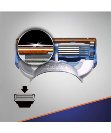 Gillette Fusion5 Razor Blades for Men - 4 Pack | Premium Shaving Experience Worldwide Shipping - Buy Online on GoSupps.com