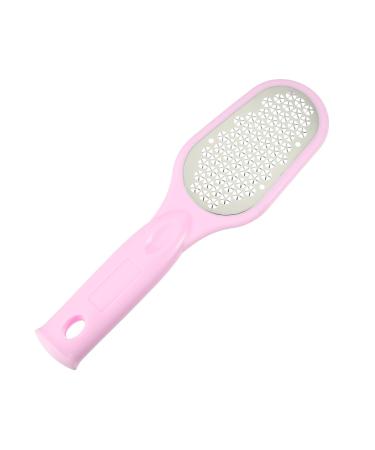 VOCOSTE Foot File Foot Rasp Stainless Steel Pedicure Scraper 8.66" Pink