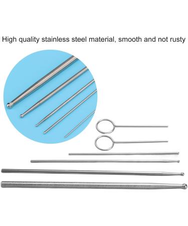 HEEPDD Snake Probe Tool 6 Pcs Snake Probe Kit Stainless Steel Round Head Anti Allergy Reptiles Snake Sexing Probe - Buy Online on GoSupps.com