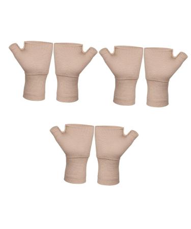 3 Pairs Pressure Wrist Wrist Compression Brace Gloves Carpal Tunnel Gloves Wrist Support Sleeves Wrist Brace Wrist and Thumb Support Wrist Sleeves