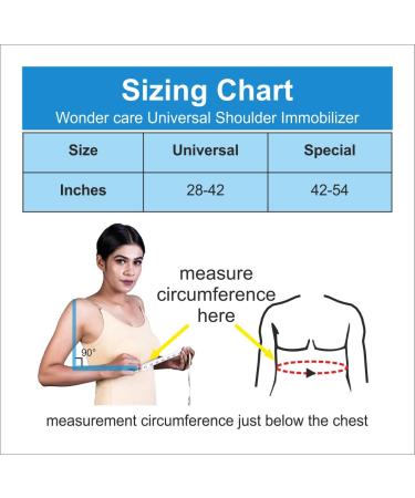 WC Arm Sling Shoulder Immobilizer - Best Adjustable Rotator Cuff Support & Brace for Quick Recovery - Universal Fit for Men & Women - Buy Online on GoSupps.com