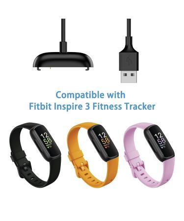 Amzpas Fitbit Inspire 3 Charger - Soft USB Charging Cable | Durable 50cm Charger for Health & Fitness Tracker - Buy Online on GoSupps.com