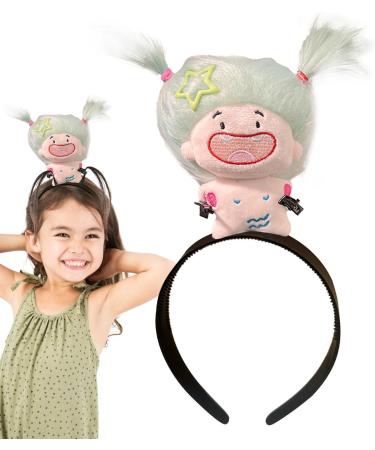 TROONZ Doll Hairband Plush Constellation Doll Hairband Plush Doll Headdress Hair Ornament for Girls Kids Children - Buy Online on GoSupps.com