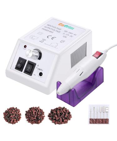 Electrical nail cutter electrical nail file Set 20 000 rpm manicure pedicure electrically for nail studio Personal DIY manicure white - Buy Online on GoSupps.com