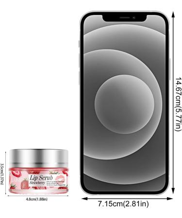 Mllkcao Strawberry/Orange/Peach Lip Scrub - Moisturizing Lip Scrubber for Dry Cracked Lips | 1 Piece - Buy Online on GoSupps.com
