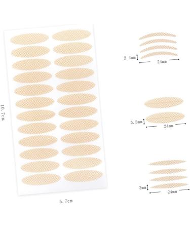 Didiseaon 60 Sheets Stickers Lace Eyelid Sticker Lace Double Eyelid Sticker Adhesive Tape Makeup Tools Man M As Shown - Buy Online on GoSupps.com