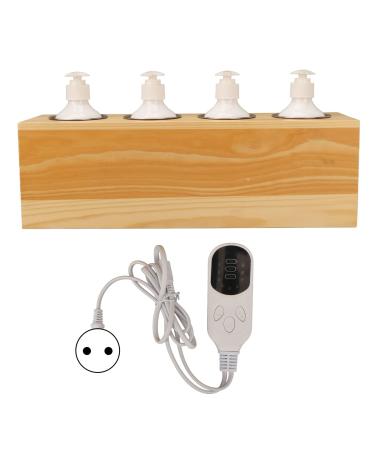 Massage oil heating device 4 bottles massage oil bottles heating heater for massage oil car off adjustable lotion warmer for beauty salon