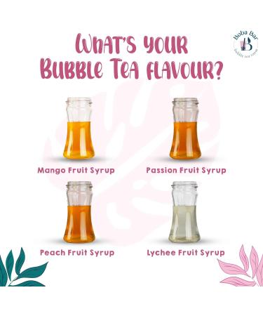 Boba Bar London |Exotic Escapades Fruit Bubble Tea Kit | 4 Fruit Tea Flavours | 4 Boba & Jelly Toppings | Tapioca Pearls | 4 Bamboo Straws | 4 Tea Bags | 2 Recipe Cards Boba Bar London |Exotic Escapades Fruit Bubble Tea Kit | 4 Fruit Tea Flavours | 4 Boba - Buy Online on GoSupps.com