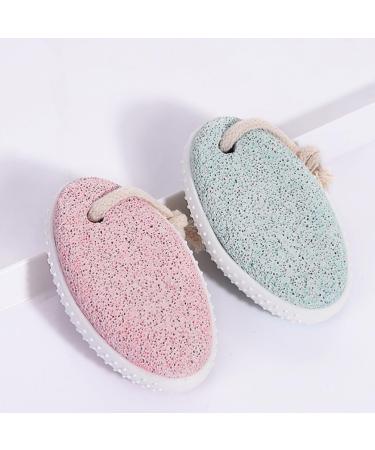 Ciieeo Pumice Stone for Feet Foot Pumice Stone Foot Care Exfoliator Pedicure Tool Oval Pumice Stone Foot Grinding Stone Foot Rubbing Tool Foot Care Tool () Pumice Stone with Handle - Buy Online on GoSupps.com