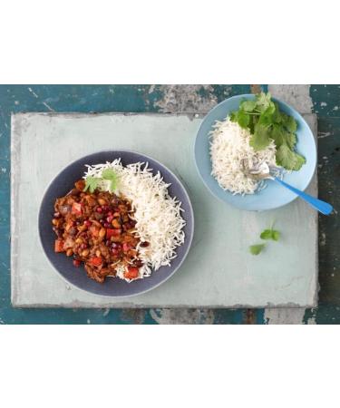 Tilda Microwave Basmati Rice Bundle with Garlic & Herb Salt Grinder - Egg Fried, Mushroom, Wholegrain Flavours - Ready in 2 Minutes - Buy Online on GoSupps.com