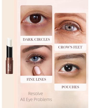 Retinol Eye Stick - Anti-Aging Under Eye Cream for Fine Lines & Dark Circles | International Shipping Available - Buy Online on GoSupps.com