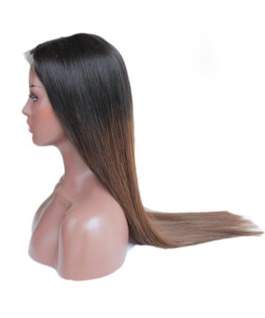 Zana Wigs - 20 Ombre Brazilian Real Hair Lace Front Wig for Dark-Skinned Women | Adhesive-Free Silky Smooth with Baby Hair - Buy Online on GoSupps.com
