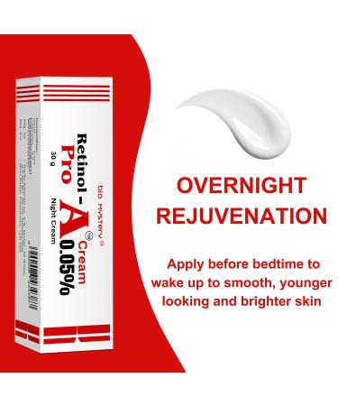 Retinol Pro Night Cream 0.05% - 30g | Anti-Aging & Hydrating | Free International Shipping - Buy Online on GoSupps.com