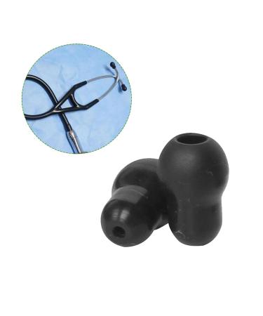 Buy Comfortable Silicone Replacement Ear Tips for Stethoscopes | 1 Pair Black Earplugs & Parts - International Shipping Available - Buy Online on GoSupps.com