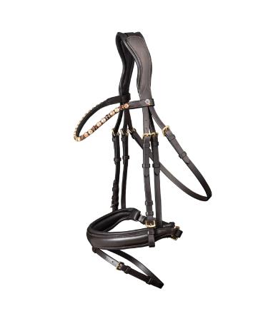 WALDHAUSEN bridle X-Line Goldheart Swedish comb. brown VB VB brown