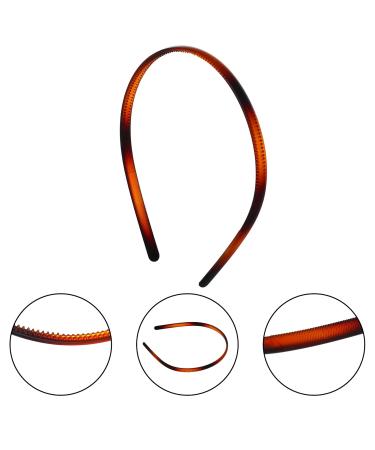 Olakin Plastic Headbands with Teeth - 6 DIY Hair Bands for Women & Girls (Brown 8mm) - Stylish & Durable Hair Accessories - Buy Online on GoSupps.com