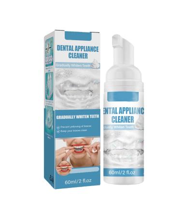 Dyceittdia Dyceittdia Orthodontic Foam Cleaner 60ml Denture Cleaner Foam Cleaning for Dentures Active