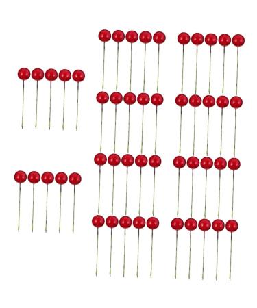 Zerodeko 1440 Pcs Diy Foam Red Fruit Decor Photo Props Fake Artificial Fruit Berry Picks Red Berry Stems Red Berries Artificial Berries Simulation Berries Garland Craft Fruit Wreath Redx10pcs 2x2x2cmx10pcs