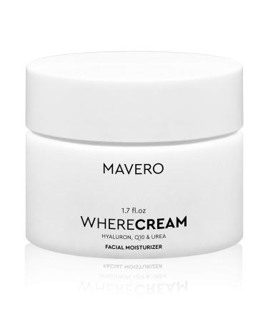 MAVERO Cosmetics Mavero WHERECREAM Hyaluron face cream with urea & Q10 face cream dry skin moisturizing face care antiwrinkle cream moisturizer face skin cream