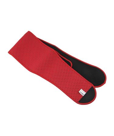 Buy FakeFace Unisex Compression Waist Trimmer Belt - Adjustable Neoprene Back Support for Weight Loss & Slimming - Breathable Kidney Binder - Black & Red - Buy Online on GoSupps.com