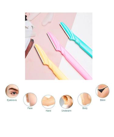 JZK 30 x Facial Eyebrow Razor Set - Portable Face Shaver & Hair Remover for Men & Women | International Shipping - Buy Online on GoSupps.com