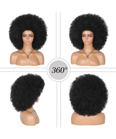 Kalyss 16 Women's Short Afro Kinky Curly Hair Wig - Premium Synthetic, Natural Look - 150% Density - Buy Online on GoSupps.com