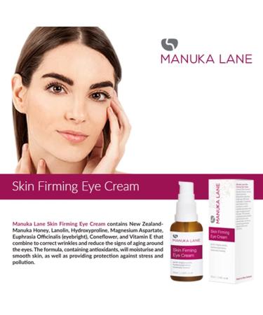 Manuka Honey Eye Cream with Eyebright, Vitamin E & Lanolin - Dark Circle, Under-Eye Bag & Puffiness Defense - Buy Online on GoSupps.com