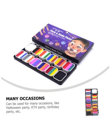 NOLITOY Halloween Makeup Kit - Washable Face Paint Fake Scars & Cosmetic Pigment for International Shipping - Buy Online on GoSupps.com