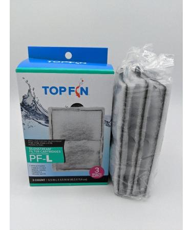 Top Fin Silentstream PF-L Refill 6.5in x 4.5 - (3 Pack) for PF20, PF30, PF40, PF75 Power Filters - Buy Online on GoSupps.com