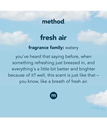 Method Dryer Sheets - Fresh Air Scent, 80 Sheets per Pack - Eco-Friendly Fabric Softener - Buy Online on GoSupps.com