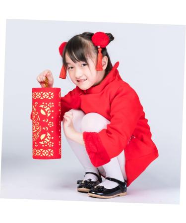 minkissy 9 Pairs Tassel Hair Ball Hair Clip Girl Hair Accessories Hair Barrettes for Thick Hair Chinese New Year Hair Barrettes Red Long Tassels Flower Head Artificial Fur Girl Child - Buy Online on GoSupps.com