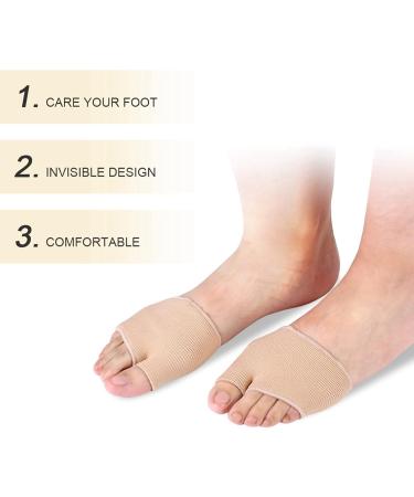 Metatarsal Pads & Bunion Corrector - Gel Toe Sleeve for Pain Relief & Forefoot Protection - Optimal Comfort for Feet Care (S - Buy Online on GoSupps.com