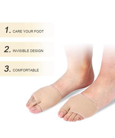 Gel Toe Sleeve for Metatarsal Pain Relief - Forefoot Shock & Pressure Relief - Comfortable Foot Care (S - Buy Online on GoSupps.com